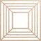 Ekena Millwork Raven Wood Fretwork Pierced Ceiling Medallion, Alder, 36"OD x 13 1/4"ID x 1/4"T CMWP36X36X0250RAAL - alternate 1